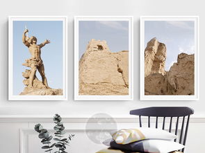 風(fēng)景裝飾畫 簡(jiǎn)約無(wú)框畫，打造自然藝術(shù)沙發(fā)背景墻